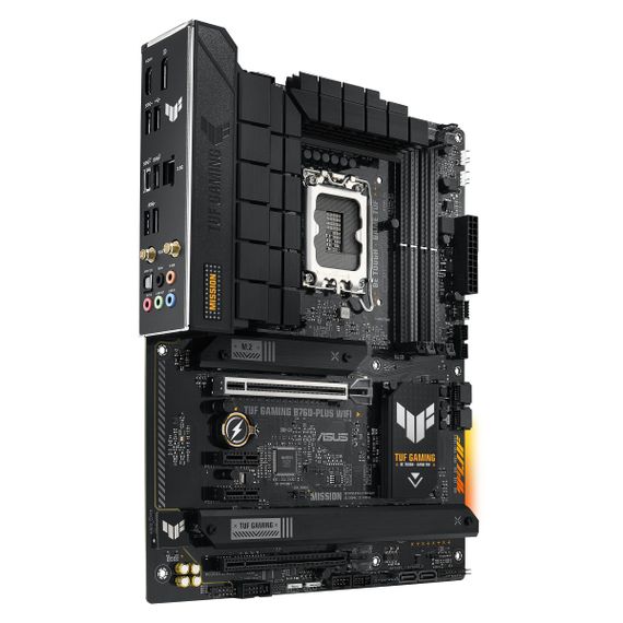 Материнcкая плата ASUS TUF GAMING B760-PLUS WIFI s1700 B760 4xDDR5 M.2 HDMI DP Wi-Fi BT ATX 90MB1ER0-M1EAY0 | Зображення 2