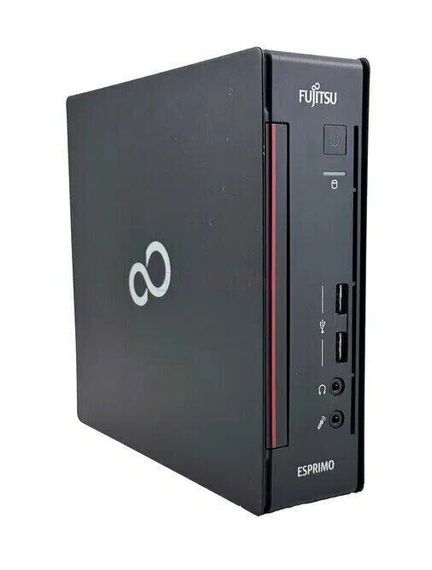 Неттоп Б-класс Fujitsu Esprimo Q556 USFF / Intel Core i3-6100T (2 (4) ядра по 3.2 GHz) / 32 GB DDR4 / 1000 GB SSD / Intel HD Graphics 530 б/у | Зображення 1