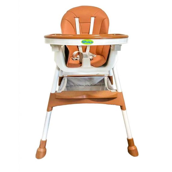 Стільчик для годування дітей 3 в 1 Spoko (Споко) SP-06 коричневий (42400600)