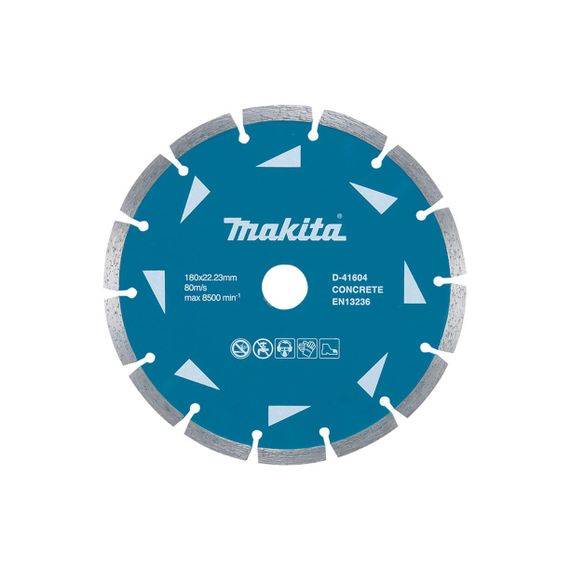 Диск алмазний по бетону 180 х 22.23 мм Makita D-41604