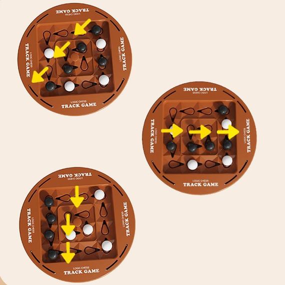 Настільна інтерактивна гра Ummi ME-155 Orbital Logic Chess Brown | Зображення 1