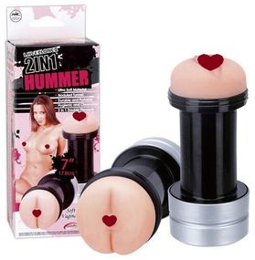 Мастурбатор  подвійний 2in1 Hummer Anus/Vag sexstyle