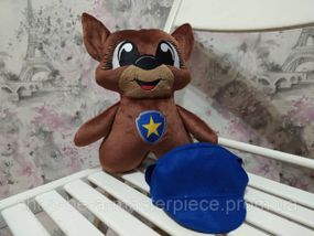 Плюшевая игрушка щенячий патруль овчарка гонщик чейз 30 см 05230