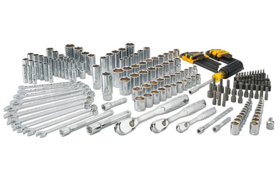 Набір головок, біт, шестигранних та накидних ключів DeWalt 1/4 3/8 1/2 205 предметів (DWMT81534-1)