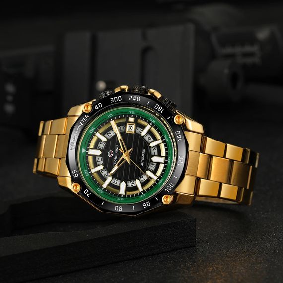 Forsining 8279 Gold-Black-Green | Зображення 2