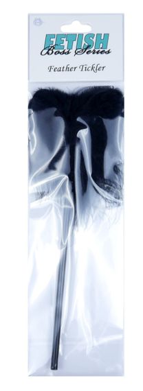 Тиклер ( щекоталка ) с пухом Boss Series Fetish - Feather Tickler Black, BS6100027 Sex Aura | Зображення 1
