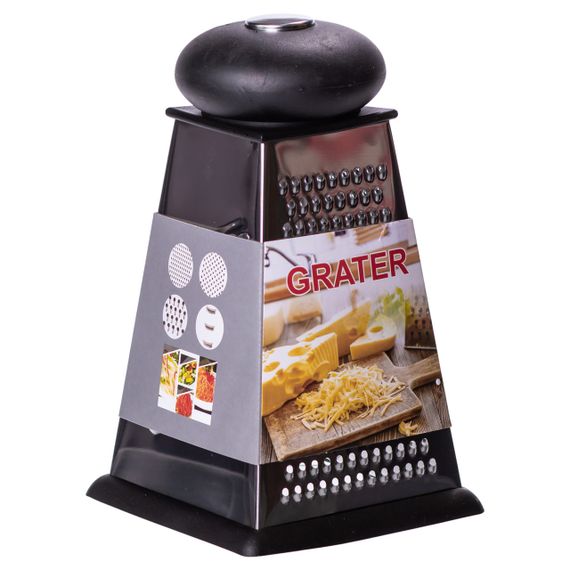 Терка ручна чотиристороння 12,5×12,5×21 (см) з нержавіючої сталі HP-8-10 | Зображення 6