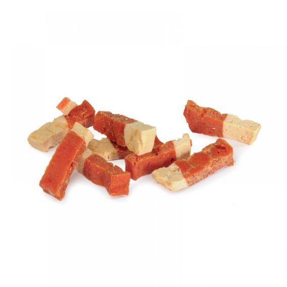 Лакомство для собак мясное Camon кусочки утки и трески, 80 гр,3,5x0,5 см | Зображення 1