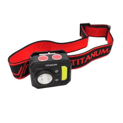 Ліхтарик LED налобний 250Lm 6500К чорний TLF-H05 Titanum | Зображення 9