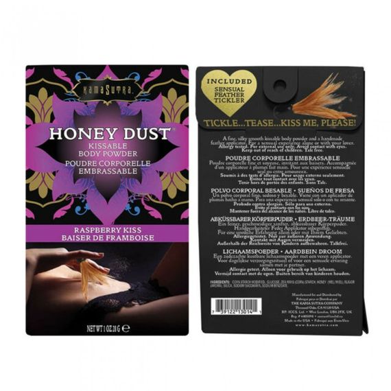 Їстівна пудра Kamasutra Honey Dust Raspberry Kiss | Зображення 1
