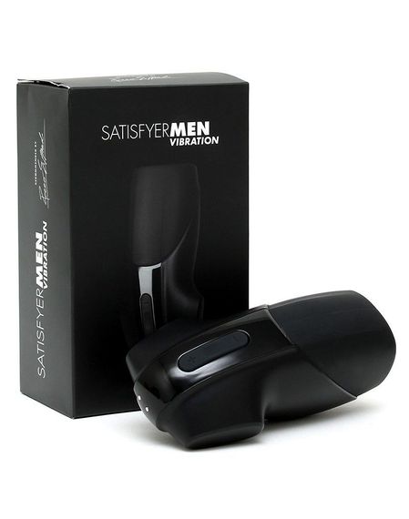 Мастурбатор Satisfyer Men Vibration імітатор мінету з вібрацією, стимуляція головки | Зображення 8