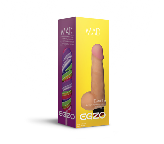 Вибратор EGZO Ciberskin V004 ( 17,6 см х 4,2 см ) sexstyle