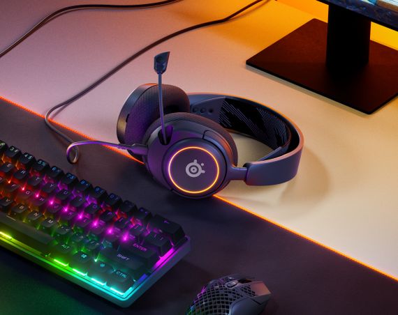 Ігрова гарнітура SteelSeries Arctis Nova 3 RGB Black MultiPlatform | Зображення 1