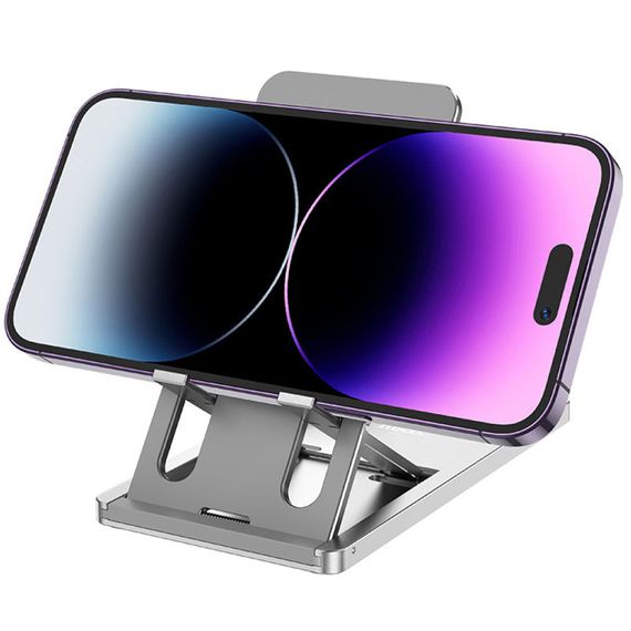 Тримач для телефону Hoco HD5 Freedom Silver | Зображення 1