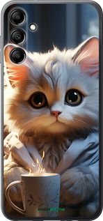 Чохол на Samsung Galaxy A14 A145F Білий кіт "5646u-2937-2448"