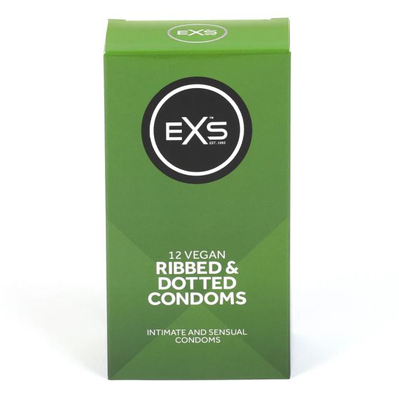 Презервативи - EXS Ribbed And Dotted, 12 шт.