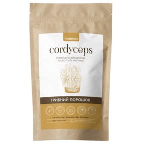 Грибной комплекс Fungipapa Кордицепс военный (Cordyceps militaris) -  грибной порошок 60 г /30 порций/