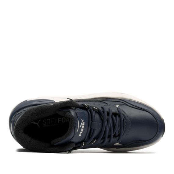 Кросівки утеплені Puma X-Ray Speed Mid Wtr L 388574 03 (синій, шкіряні, осінь - зима, чоловічі, фліс, бренд пума) | Зображення 4