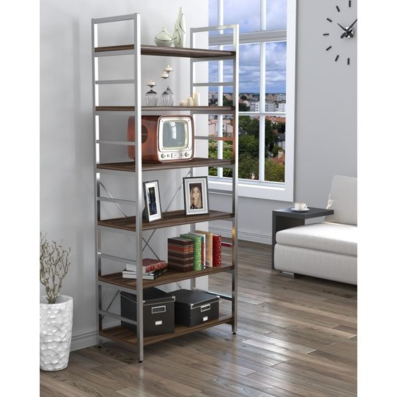 Стеллаж офисный Loft Design L-190 new орех модена | Зображення 1