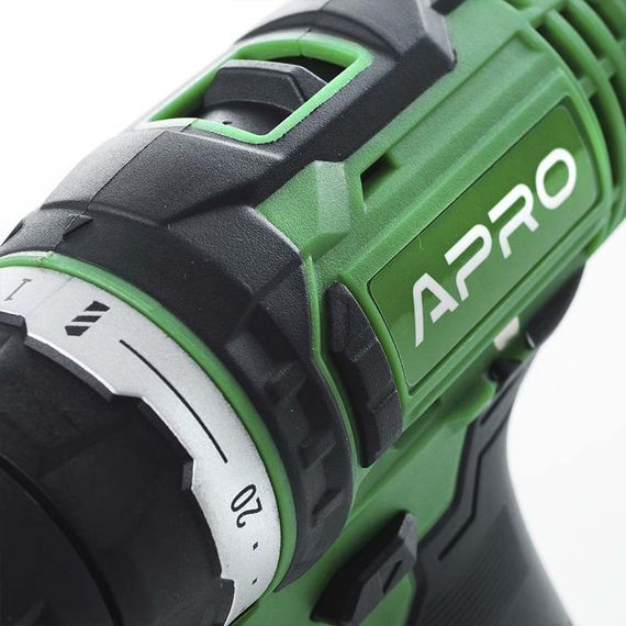 Дриль-шурупокрут APRO 12 В, 1,5 А, 12D, 2 АКБ, ЗП, кейс 8950031 | Зображення 8