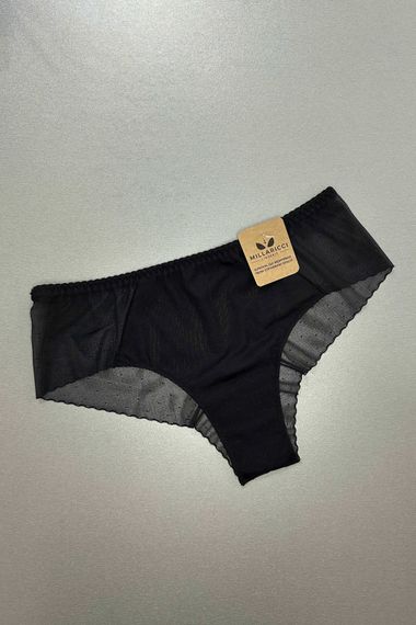 Трусики бразиліана MILLARICCI 336 Elegance Чорний 2XL