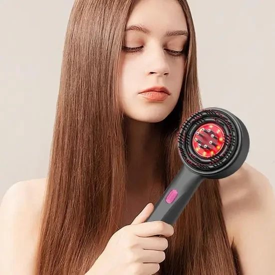 Массажер-гребешок для роста и улучшения состояния волос Massage and Nourish, массажная расческа для головы | Зображення 2