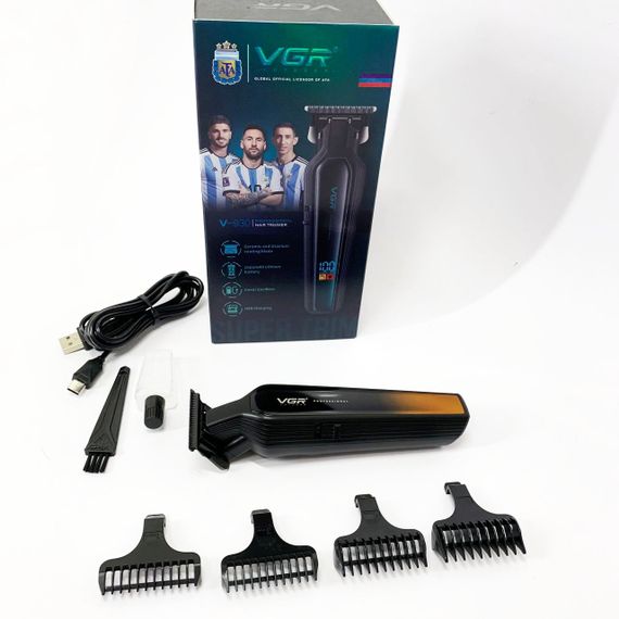 Электрическая машинка для стрижки с насадками VGR, Машинка для стрижки волос и бритья NZ-43 | Зображення 9