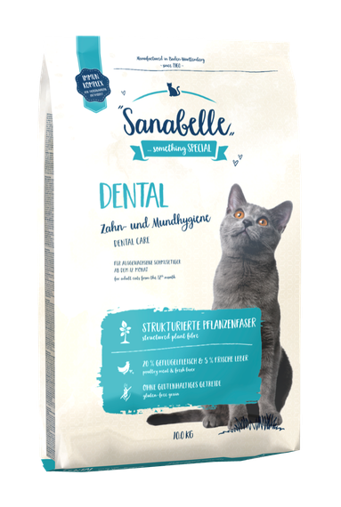Sanabelle Dental Сухий корм для дорослих кішок з птицею 10 кг