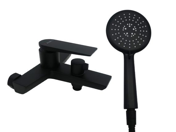 Змішувач для ванни латунь AIM чорний матовий DG08930 (matte black)
