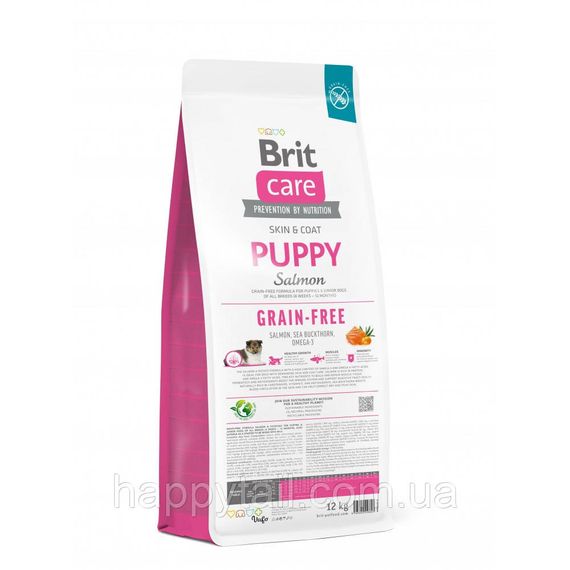 Беззерновой корм Brit Care Grain-free Puppy для щенков, лосось и картофель, 12 кг | Зображення 2