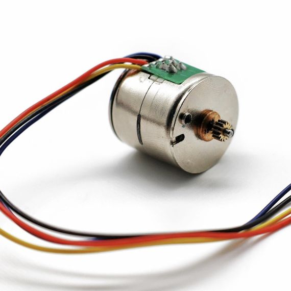 Шаговый двигатель PRO-20BY25 12V 20мм 800 PPS стартовая шестерня на вале | Зображення 3