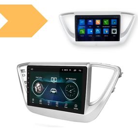Штатная автомагнитола Hyundai Accent 2017 (9") Android 10.1 (4/32) белая (MER-14099_5461)