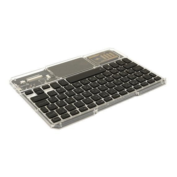 Клавіатура бездротова YT-K333, розкладна, 78 клавіш, Touchpad, (Eng/Pyc), 2.4G, вбудований акумулятор, 245x165mm, | Зображення 3
