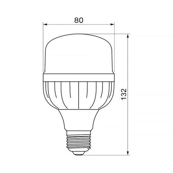 Світлодіодна лампа TITANUM A80 20W E27 6500К | Зображення 2