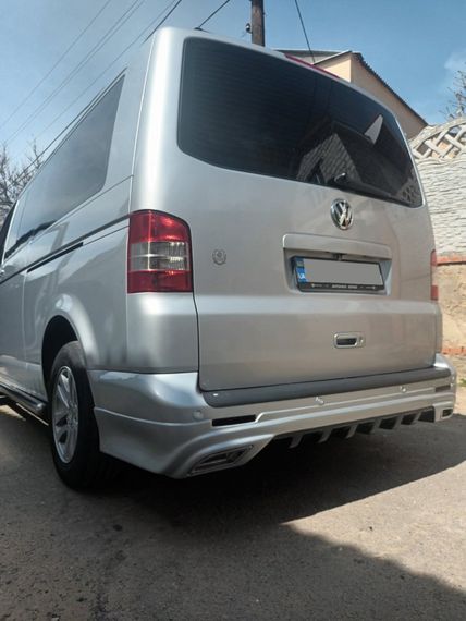 Накладка на задній бампер EuroCap (ABS) для Volkswagen T5 Multivan 2003-2010рр | Зображення 8