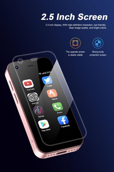 SERVO KING5000 Міні-смартфон Мережі 3G Dual Nano SIM Система Android 9.0 16 ГБ ПЗП 2,5-дюймовий екран | Зображення 2