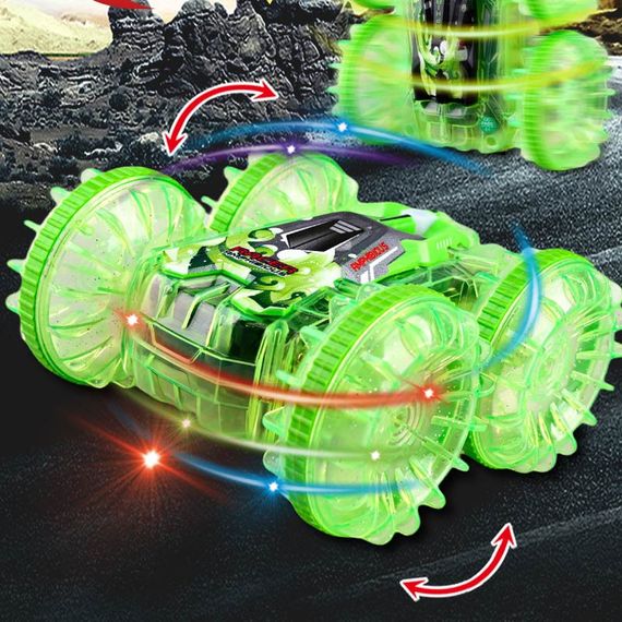 Машинка-амфибия на радиоуправлении YL-103 2.4G Transparent green | Зображення 6