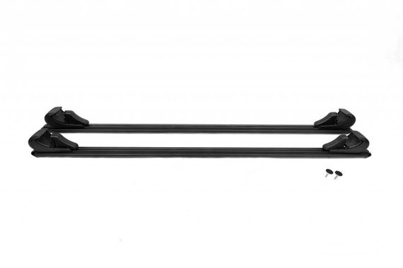 Перемычки на обычные рейлинги под ключ Bold Bar Lite V1 (2 шт) Черные для Ford Transit 2000-2014 гг | Зображення 7