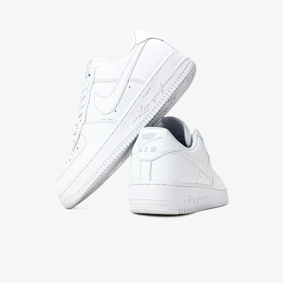 Кросівки демісезонні Nike Air Force матеріал шкіра колір білий | Зображення 4