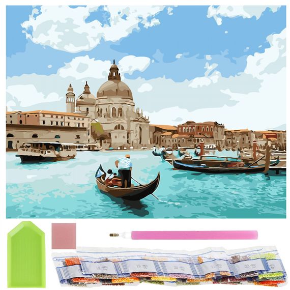 Набір алмазної мозаїки (вишивки) Springos Art 40 x 30 см DP0026 | Зображення 1