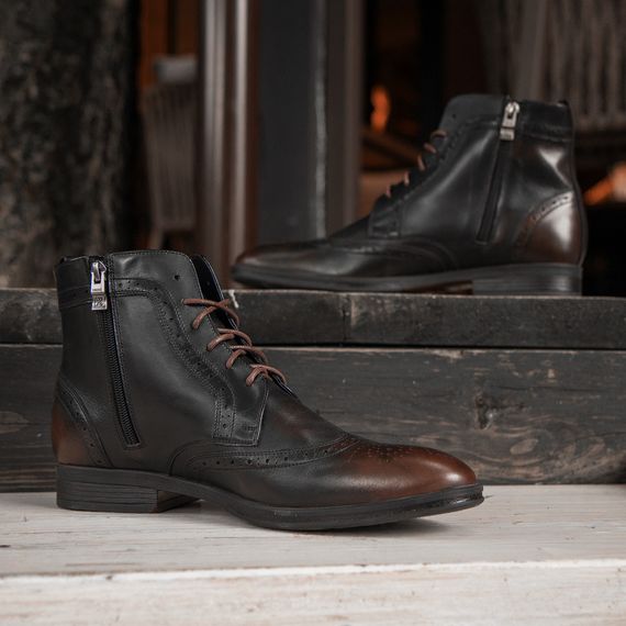 Високі коричневі черевики 41 43 45 розмір | Зображення 2