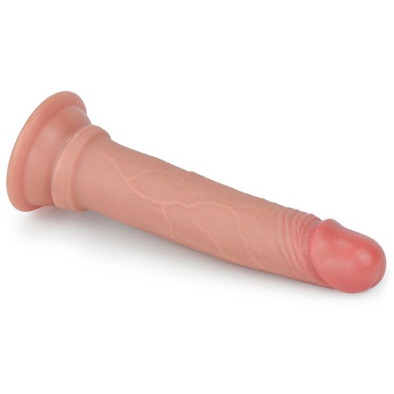 Фалоімітатор - Dual-Layered Silicone Cock 7" Flesh Sex Aura | Зображення 7