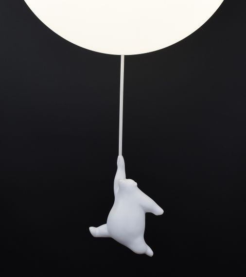 Люстра стельова на 1 лампочку 26809 Білий 65х35х35 см. | Зображення 2