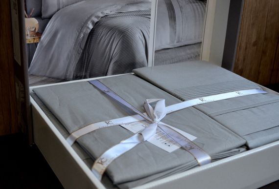 Постільна білизна First Choice Ranforce Deluxe 200 х 220 см Gala Grey | Зображення 4