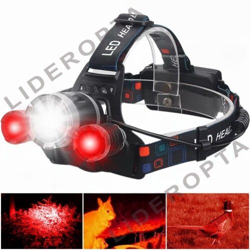 Налобний ліхтар з червоним світлом Police 3000-T6+2XPE (47472-3000_184) | Зображення 1