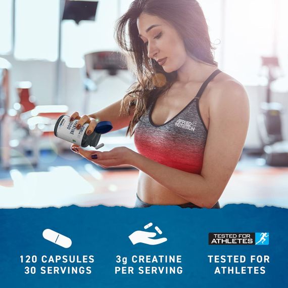 Креатин моногідрат Applied Nutrition Creatine Monohydrate 120 Caps | Зображення 2