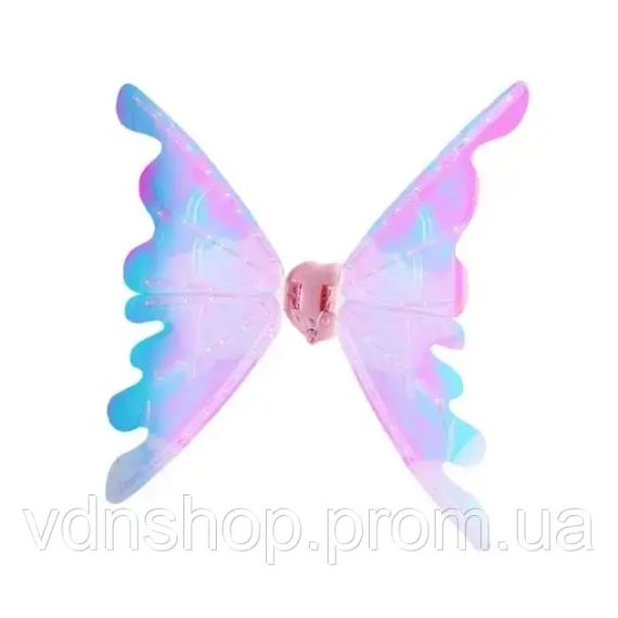 Світлодіодні крила феї-метелика, що рухаються з підсвічуванням та мелодіями на ремінцях для дівчинки Wings of Fairy 848 | Зображення 3