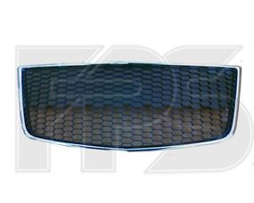 Решетка бампера Chevrolet Aveo T255 (08-12) хэтчбек, средняя, нижняя (с хром. молдингом) (FPS) 96813738