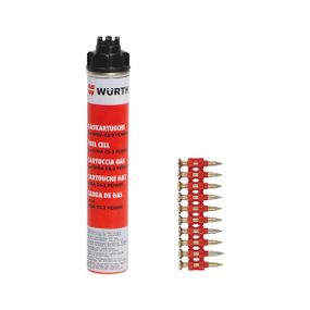 Гвозди в магазине и газовый баллон NG CS-2 HFB