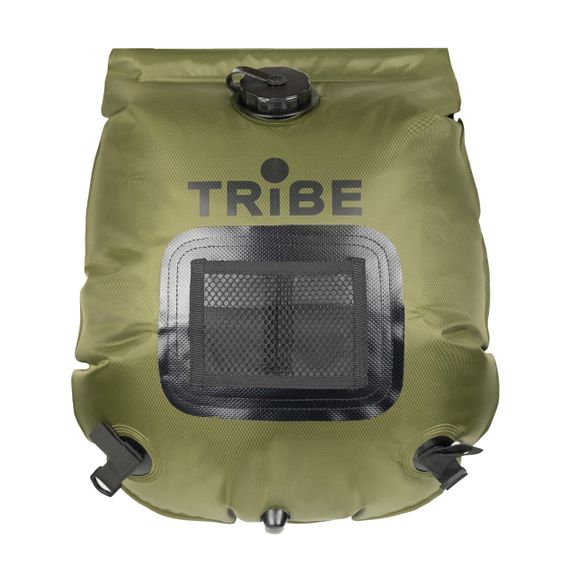 Ємність для душу Tribe Shower 20 л, похідний душ трайб туристичний олива для дачі, кемпінгу, полювання